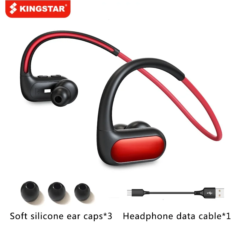 

Wireless Sports Earphones Bluetooth Headphones IPX7 Waterproof Headset Neckband Handsfree HiFi Noise Canceling Earbuds with Mic