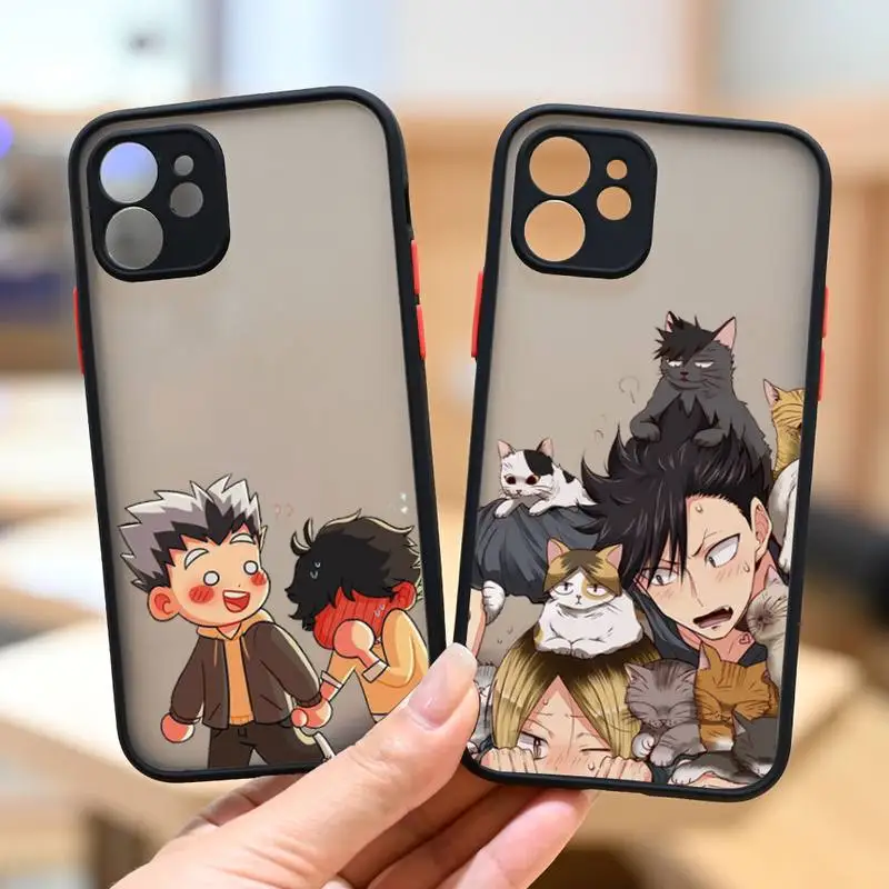 Japan Anime Oya Haikyuu Love Volleyball Phone Case For iPhone 12 11 Mini Pro XR XS Max 7 8 Plus X Matte transparent Back Cover
Japan Anime Oya Haikyuu Love Volleyball Phone Case For iPhone 12 11 Mini Pro XR XS Max 7 8 Plus X Matte transparent Back Cover
