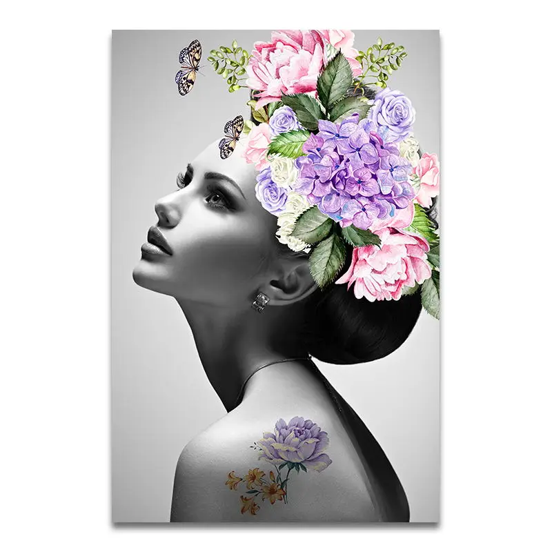 Living Room Flower Woman Wall Art Canvas Print Abstract Poster Painting Decoration Picture Nordic Modernecor Home Decor
Living Room Flower Woman Wall Art Canvas Print Abstract Poster Painting Decoration Picture Nordic Modernecor Home Decor