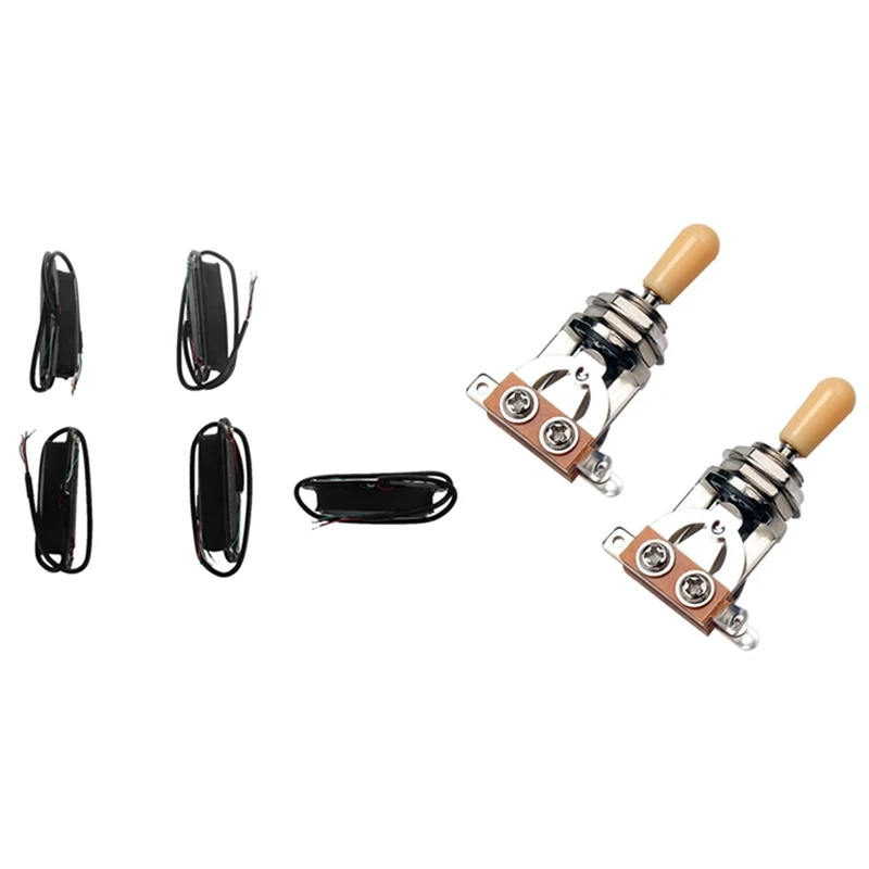 2x Metric 3 Way Short Straight Guitar Pickup Selector Toggle Switch Knob & 5x Dual Hot Rail Humbucker Guitar Neck Pickup
2x Metric 3 Way Short Straight Guitar Pickup Selector Toggle Switch Knob & 5x Dual Hot Rail Humbucker Guitar Neck Pickup