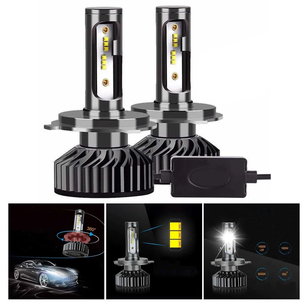 2pcs F2 ZES/2016 Lamp Beads 6500K 120W H4 Car LED Headlights Lamp Bulb High Brightness Super Power Car Headlight Accessories
2pcs F2 ZES/2016 Lamp Beads 6500K 120W H4 Car LED Headlights Lamp Bulb High Brightness Super Power Car Headlight Accessories