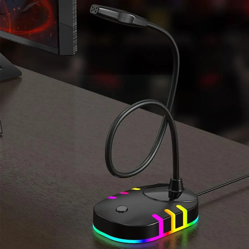 USB-микрофон с RGB-подсветкой, гибкая трубка, Бесплатная звуковая карта, микрофон, HD-компьютер, снижение уровня шума, USB Y7D9
USB-микрофон с RGB-подсветкой, гибкая трубка, Бесплатная звуковая карта, микрофон, HD-компьютер, снижение уровня шума, USB Y7D9