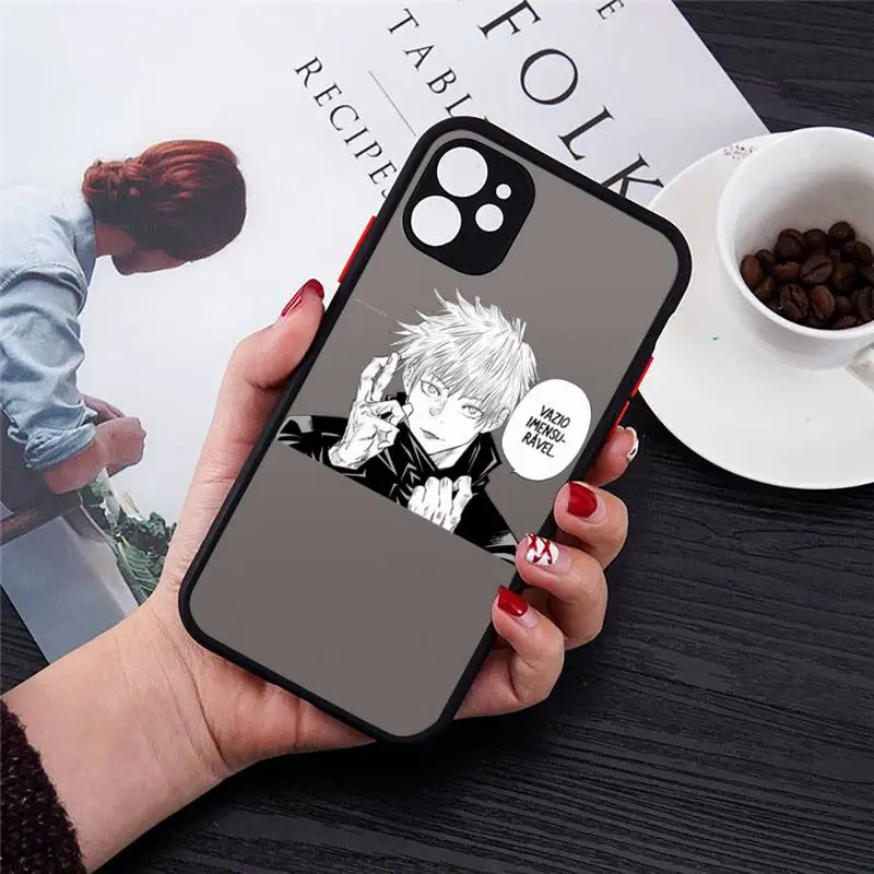 Jujutsu Kaisen Phone Case For iPhone 12 11 Mini Pro XR XS Max 7 8 Plus X Matte transparent Back Cover
Jujutsu Kaisen Phone Case For iPhone 12 11 Mini Pro XR XS Max 7 8 Plus X Matte transparent Back Cover