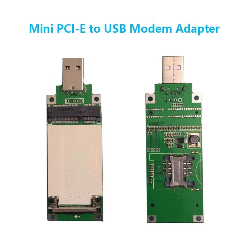 Адаптер Mini PCI-E для USB-модема, подключается к компьютеру, Wi-Fi роутеры подходят для Модемов Ep06 и ec25
Адаптер Mini PCI-E для USB-модема, подключается к компьютеру, Wi-Fi роутеры подходят для Модемов Ep06 и ec25