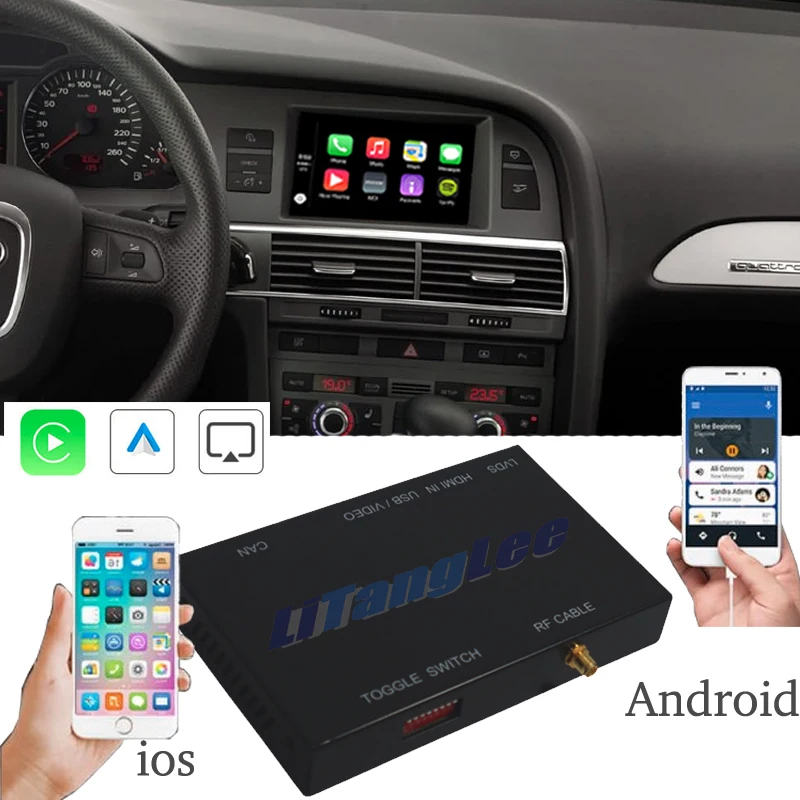 Car Camera Carplay Decoder Adapter Mirror Link Display Android Auto Play 360 BirdView For Audi A6 C6 4F MMI 2G 3G
Car Camera Carplay Decoder Adapter Mirror Link Display Android Auto Play 360 BirdView For Audi A6 C6 4F MMI 2G 3G