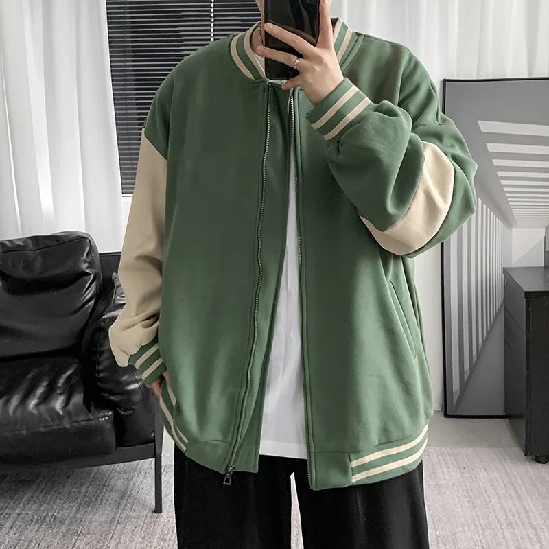 Oversized Patchwork Varsity Jacket Men Women Autumn Harajuku Baseball Coat Varsity Fashion Sporty Sweatshirt Men Hip Hop Jacket
Oversized Patchwork Varsity Jacket Men Women Autumn Harajuku Baseball Coat Varsity Fashion Sporty Sweatshirt Men Hip Hop Jacket