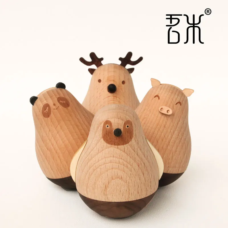 Creative Wooden Crafts Home Furnishings Wooden Toys Desktop Decoration Tumbler Nordic Elk Furnishings Gifts
Creative Wooden Crafts Home Furnishings Wooden Toys Desktop Decoration Tumbler Nordic Elk Furnishings Gifts