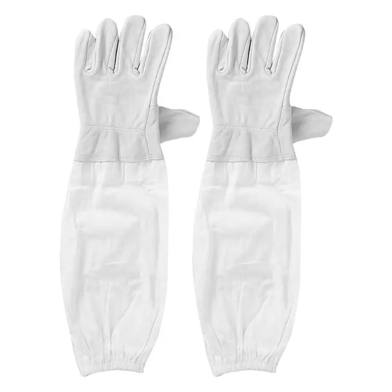 1Pair Beekeeper Gloves Cotton Leather Anti Bee Protect Sleeves for Apiculture Beekeeper Beehive Tools security
1Pair Beekeeper Gloves Cotton Leather Anti Bee Protect Sleeves for Apiculture Beekeeper Beehive Tools security