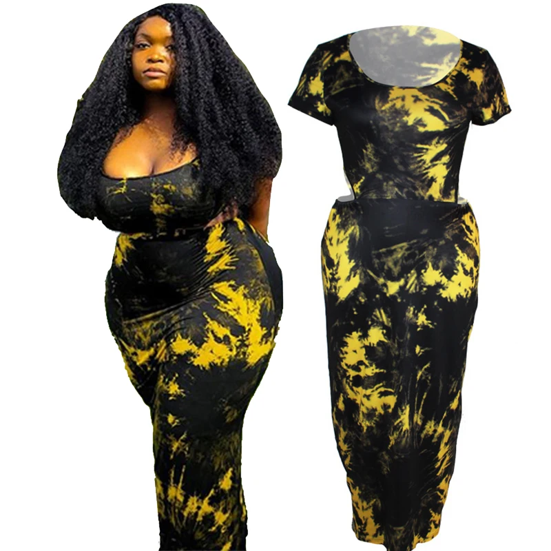 Dress Women Plus Size Summer Long Dresses Bodycon High Waist Streetwear Hollow Out Tie Dye Black Dress Wholesale Dropshipping
Dress Women Plus Size Summer Long Dresses Bodycon High Waist Streetwear Hollow Out Tie Dye Black Dress Wholesale Dropshipping