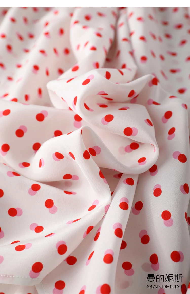 Women's 100% Mulberry Silk Crepe Silk white dots bow tie neck long sleeve shirt Top Blouse Collared office work L XL MM053
Women's 100% Mulberry Silk Crepe Silk white dots bow tie neck long sleeve shirt Top Blouse Collared office work L XL MM053