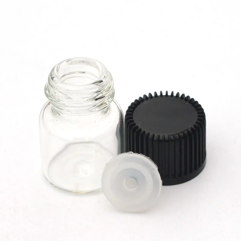 50pcs 1ml Small Clear Perfume Sample Glass Bottle with Orifice Reducer Mini Essential Oil 1/4 Dram Bottle Free Shipping
50pcs 1ml Small Clear Perfume Sample Glass Bottle with Orifice Reducer Mini Essential Oil 1/4 Dram Bottle Free Shipping