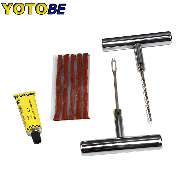 1set Car Tire Repair Tool Tire Repair Kit Studding Tool Set Auto Bike Tubeless Tire Tyre Puncture Plug Garage Car Accessories 
1set Car Tire Repair Tool Tire Repair Kit Studding Tool Set Auto Bike Tubeless Tire Tyre Puncture Plug Garage Car Accessories