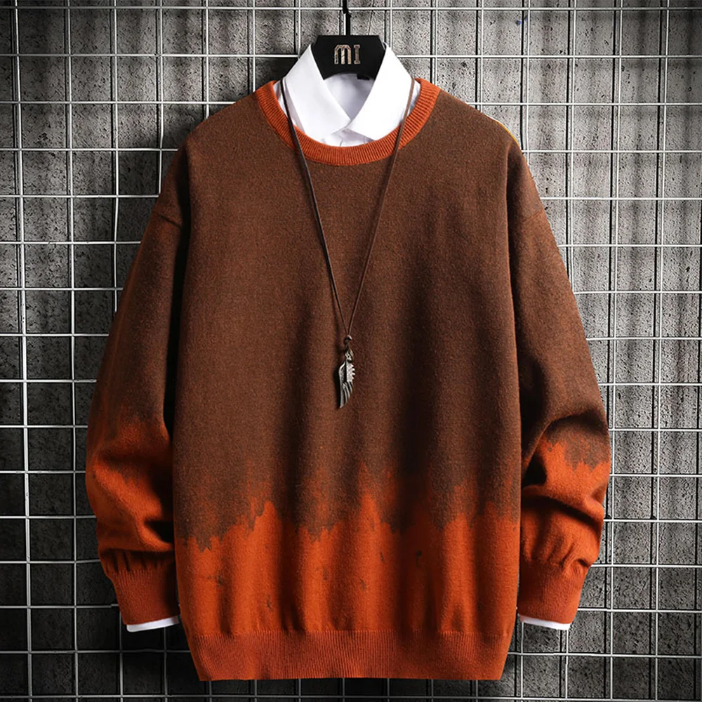Мужской пуловер, свитер, Осенние приталенные свитера, шерстяной вязаный свитер, повседневные топы, шерстяные полосатые трикотажные джемпер...
Мужской пуловер, свитер, Осенние приталенные свитера, шерстяной вязаный свитер, повседневные топы, шерстяные полосатые трикотажные джемпер...