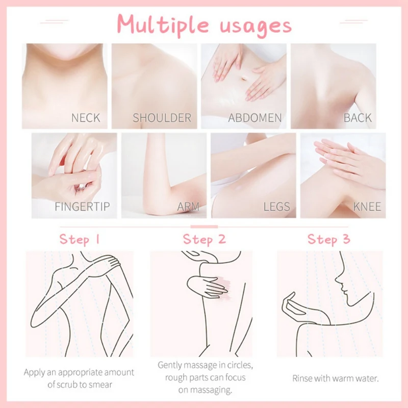 1pc Body Face Scrubs Exfoliating Peeling Gel Facial Scrub Polishes Moisturizing Whitening Nourishing Repair Skin Care 100g
1pc Body Face Scrubs Exfoliating Peeling Gel Facial Scrub Polishes Moisturizing Whitening Nourishing Repair Skin Care 100g