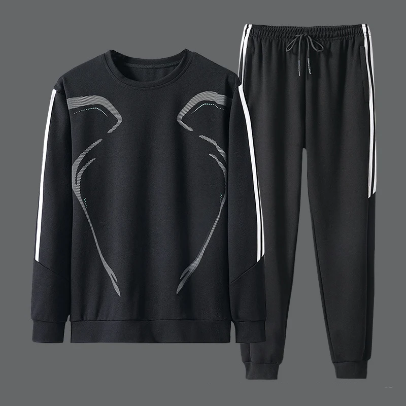 2021 Men's Fashion Running Sets Black Pullover Sportswear Jogging Tracksuit Mens Sport Suits+Pant 2Pcs Sets Women Sports Wear
2021 Men's Fashion Running Sets Black Pullover Sportswear Jogging Tracksuit Mens Sport Suits+Pant 2Pcs Sets Women Sports Wear