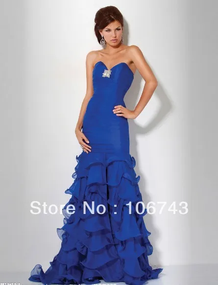 2018 new design vestido Formal robe de soiree fishtail royal blue Elegant long party gown evening mother of the bride dresses
2018 new design vestido Formal robe de soiree fishtail royal blue Elegant long party gown evening mother of the bride dresses