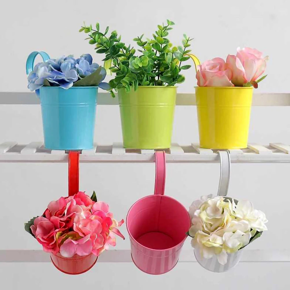 Metal Flower Hanging Flower Pot Hook Wall Removable Candy Color Iron Bucket Tin Garden Balcony Hanging Succulent Basket New
Metal Flower Hanging Flower Pot Hook Wall Removable Candy Color Iron Bucket Tin Garden Balcony Hanging Succulent Basket New