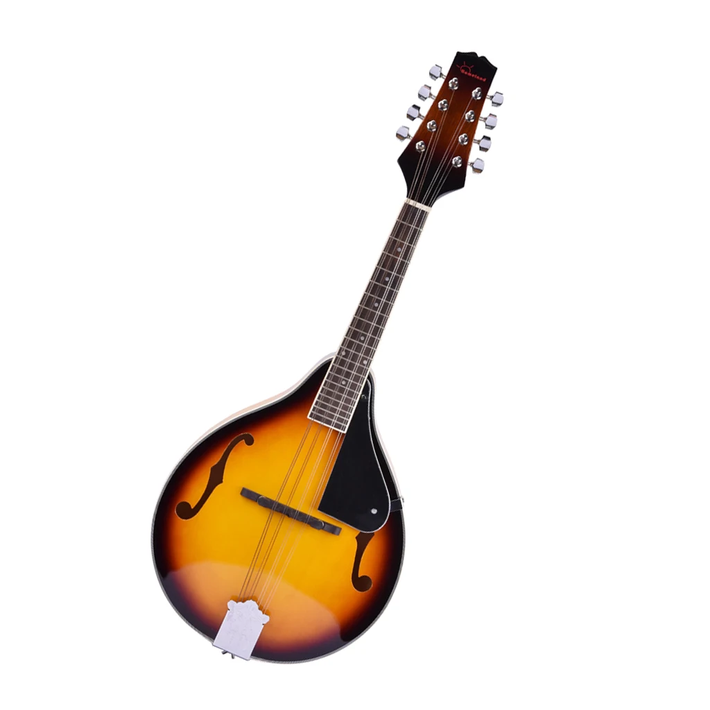 Акустическая электрическая гитара Mandolin музыкальный инструмент из красного