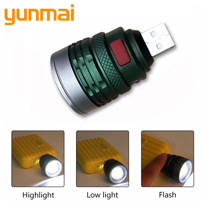 New XP-G Q5 Zoom USB LED Flashlight 3 Modes Portable Mini Pocket Camping Light Adjustable Aluminum Waterproof Flashlight Yunmai
New XP-G Q5 Zoom USB LED Flashlight 3 Modes Portable Mini Pocket Camping Light Adjustable Aluminum Waterproof Flashlight Yunmai