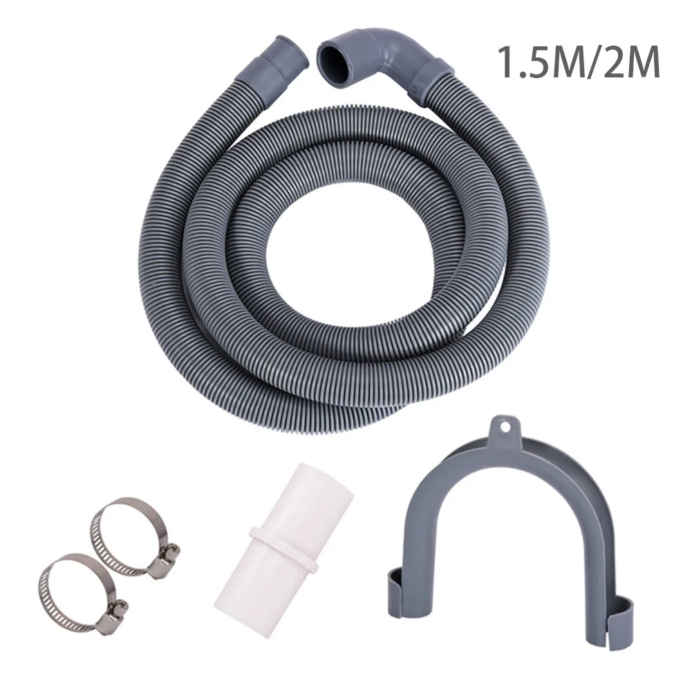 1.5/2M Universal Washing Machine Dishwasher Drain Waste Hose Extension Pipe Kit Home Kitchen Discharge Hose
1.5/2M Universal Washing Machine Dishwasher Drain Waste Hose Extension Pipe Kit Home Kitchen Discharge Hose