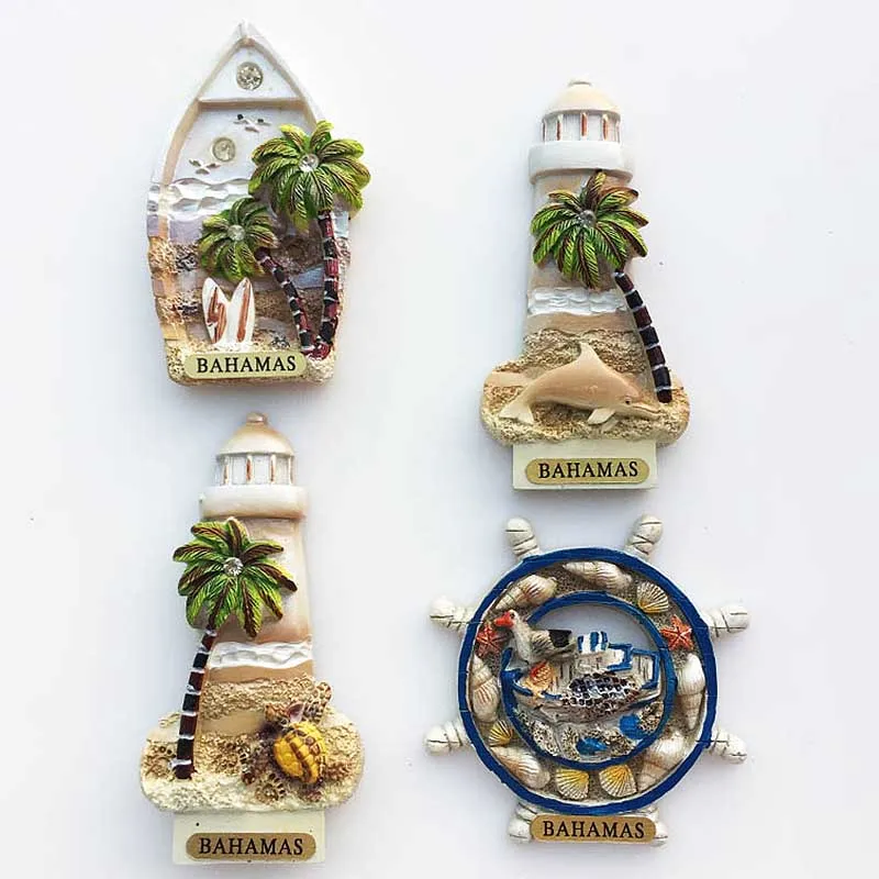 Bahamas Fridge Magnets Lighthouse Boat Rudder Coconut Palm Turtle Magnets for Refrigerators Collection Decorative Arts Crafts
Bahamas Fridge Magnets Lighthouse Boat Rudder Coconut Palm Turtle Magnets for Refrigerators Collection Decorative Arts Crafts