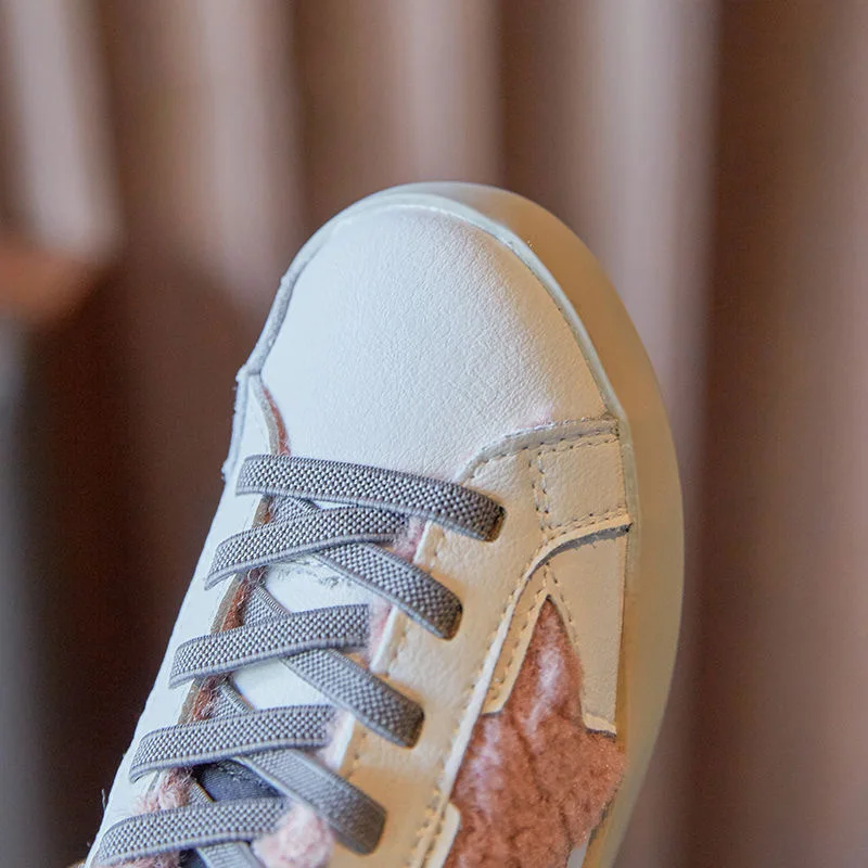 2020 Winter Star Kids Sport Shoes Boys Girls Sneakers Baby Toddler Shoes Leather Plus Cashmere Children Casual Shoes
2020 Winter Star Kids Sport Shoes Boys Girls Sneakers Baby Toddler Shoes Leather Plus Cashmere Children Casual Shoes
