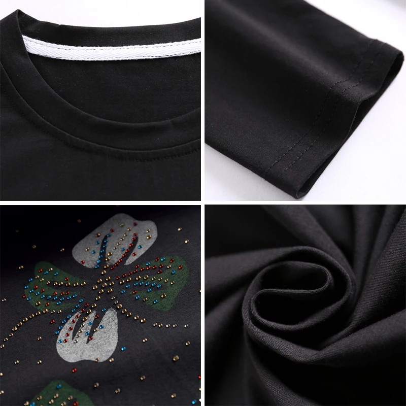 Print Diamonds Long Sleeve T-Shirt Women's Clothing Plus Size 4XL O-Neck Mom's Tops Casual Spring Cotton Pullover Female
Print Diamonds Long Sleeve T-Shirt Women's Clothing Plus Size 4XL O-Neck Mom's Tops Casual Spring Cotton Pullover Female