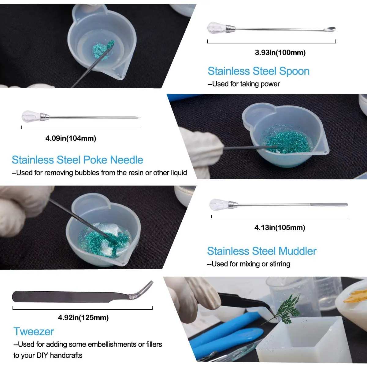 Epoxy Resin Silicone Molds Resin Mixing Cups Tools Kit Graduated Plastic Measuring Cups for DIY Casting Painting Jewelry Making
Epoxy Resin Silicone Molds Resin Mixing Cups Tools Kit Graduated Plastic Measuring Cups for DIY Casting Painting Jewelry Making