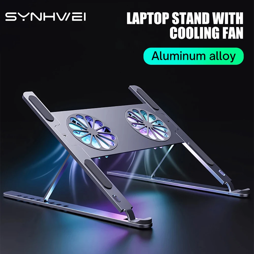 Adjustable Laptop Stand For Macbook Computer PC iPad Tablet With RGB Light Stand Cooling Fan Pad Laptop Holder Support Notebook
Adjustable Laptop Stand For Macbook Computer PC iPad Tablet With RGB Light Stand Cooling Fan Pad Laptop Holder Support Notebook