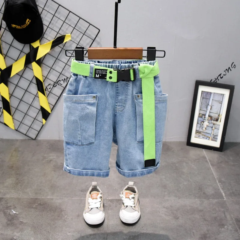 Boys pants children's denim clothes 2020 new summer boys shorts knee length kids casual cotton letter trousers 2-7years
Boys pants children's denim clothes 2020 new summer boys shorts knee length kids casual cotton letter trousers 2-7years