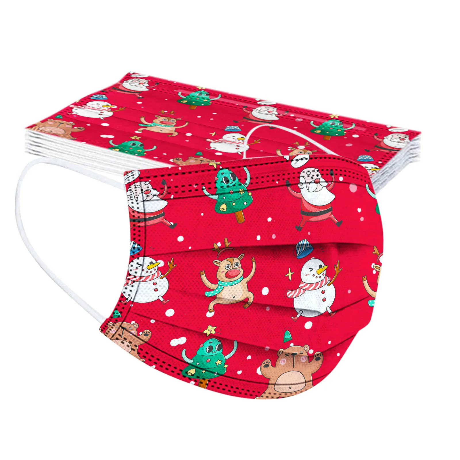 Детская Рождественская маска для детей, уличная дышащая одноразовая маска для лица, 3-слойная маска с ушными петлями 100 шт., маски для косплея...
Детская Рождественская маска для детей, уличная дышащая одноразовая маска для лица, 3-слойная маска с ушными петлями 100 шт., маски для косплея...