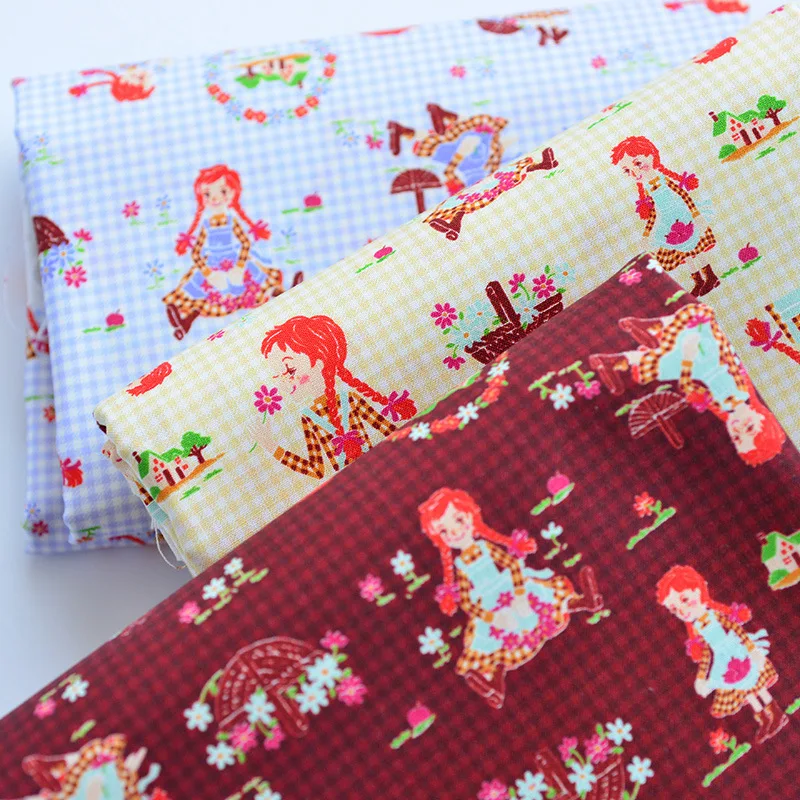 100*145cm Pure Cotton Fabric Anime Baby Patchwork Cartoon Pastoral Clothing Pure Cotton Clothes Handmade DIY Fabric
100*145cm Pure Cotton Fabric Anime Baby Patchwork Cartoon Pastoral Clothing Pure Cotton Clothes Handmade DIY Fabric
