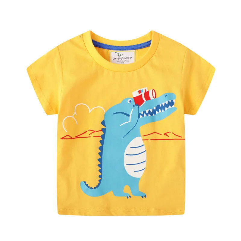 Jumping meters New Arrival Boys Tshirts For Summer Baby Clothes Crocodile Cotton Kids Tees Tops Fashion Children's T shirts
Jumping meters New Arrival Boys Tshirts For Summer Baby Clothes Crocodile Cotton Kids Tees Tops Fashion Children's T shirts