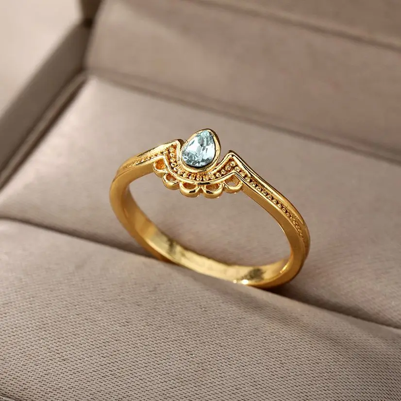 Vintage Opal Ring for Women Girls Stainless Steel Gold Anillo Bohemian Rings Jewelery Gift Accessories Bijoux Femme
Vintage Opal Ring for Women Girls Stainless Steel Gold Anillo Bohemian Rings Jewelery Gift Accessories Bijoux Femme