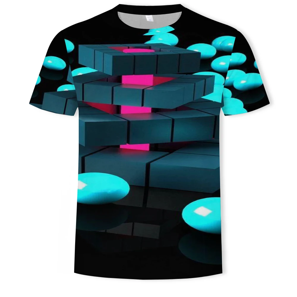 Summer new geometric graphics 3DT shirt maximum T-shirt printing street top T-shirt casual three-dimensional men's clothing
Summer new geometric graphics 3DT shirt maximum T-shirt printing street top T-shirt casual three-dimensional men's clothing