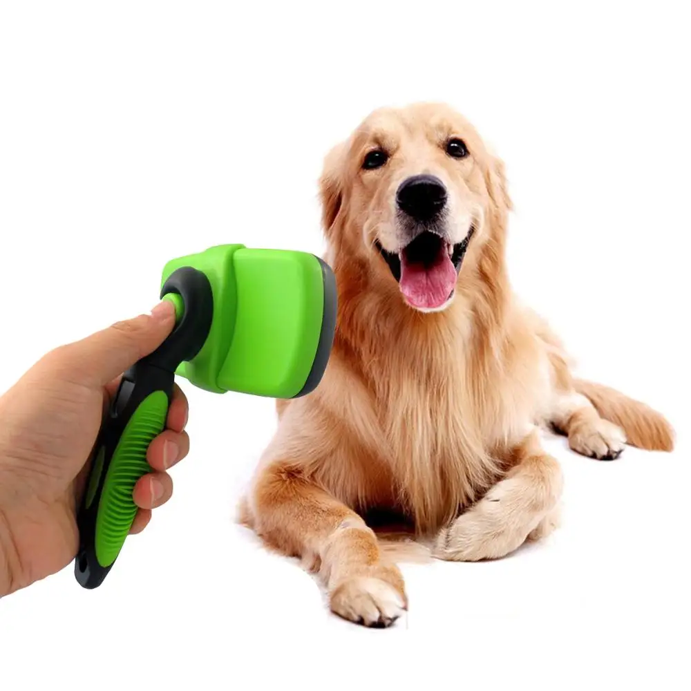 Self Cleaning Slicker Brush Dog Comb Shedding Trimmer Tools for Cats Dogs All Hair Type Pet Grooming Comb Non Slip Holder comb
Self Cleaning Slicker Brush Dog Comb Shedding Trimmer Tools for Cats Dogs All Hair Type Pet Grooming Comb Non Slip Holder comb