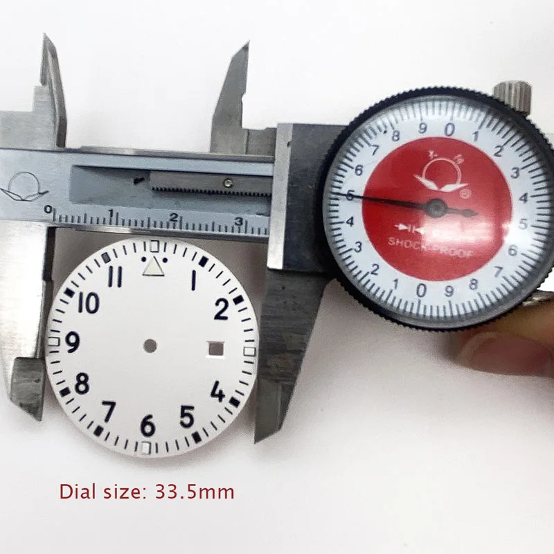 33.5mm Dial for Miyota 8215 8200 2836 2813 Automatic Mechanical Movement Watch Accessories
33.5mm Dial for Miyota 8215 8200 2836 2813 Automatic Mechanical Movement Watch Accessories