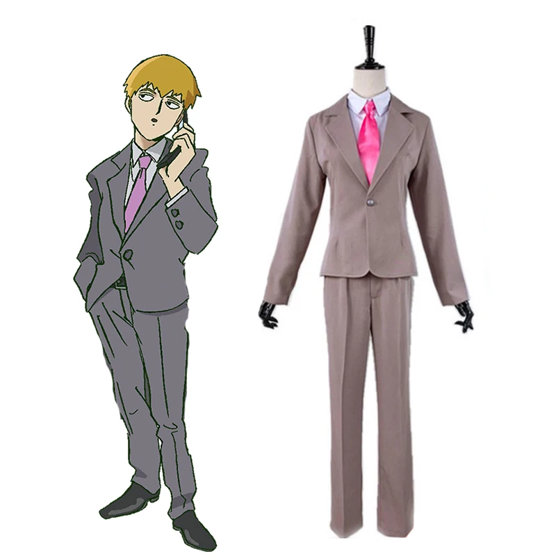 Аниме Mob Psycho 100 маскарадные костюмы Arataka Reigen маскарадный костюм на Хэллоуин