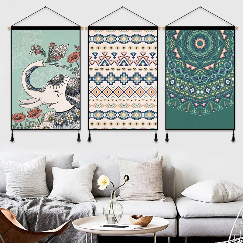 Mandalas Art Canvas Painting Pint Wall Pictures Poster Home Living Room Fabric Tapestry Decor Scroll Hanging Painting Home Decor 
Mandalas Art Canvas Painting Pint Wall Pictures Poster Home Living Room Fabric Tapestry Decor Scroll Hanging Painting Home Decor