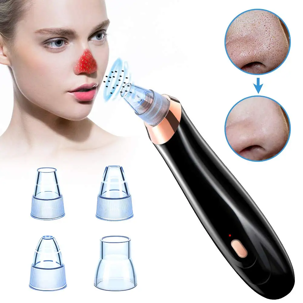 

Vacuum Pore Cleaner Electric Blackhead Remover Acne Black Head Blemish Remove Exfoliating Cleansing Facial Beauty Instrument
