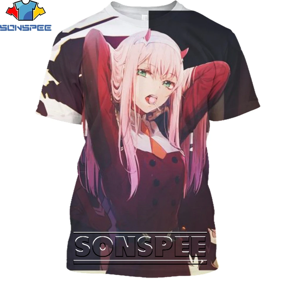 SONSPEE 3D FRANXX Zero Cartoon Anime Fashion Casual Loose Original Collar T-shirt Men and Women Sexy Beauty Trend Personality
SONSPEE 3D FRANXX Zero Cartoon Anime Fashion Casual Loose Original Collar T-shirt Men and Women Sexy Beauty Trend Personality