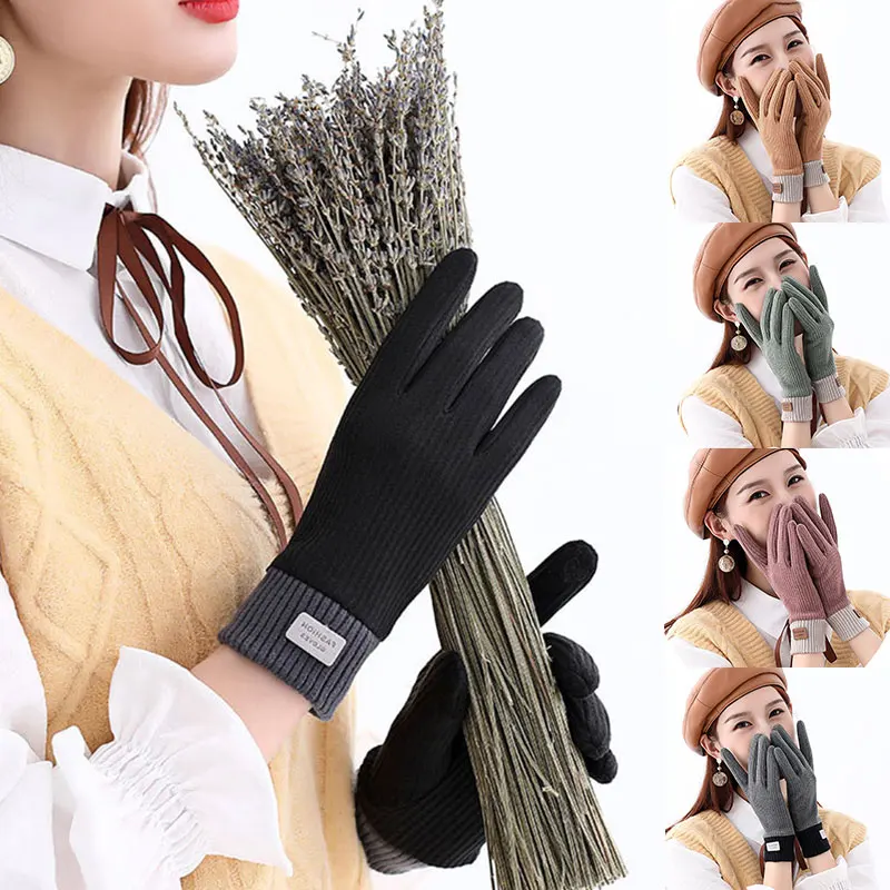 2021 Модные женские перчатки, зимние перчатки для сенсорного экрана, однотонные полосатые теплые женские варежки с закрытыми пальцами для за...
2021 Модные женские перчатки, зимние перчатки для сенсорного экрана, однотонные полосатые теплые женские варежки с закрытыми пальцами для за...