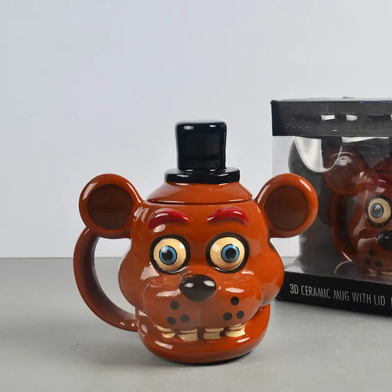 16x12x15cm Creative Ceramic Mug Anime Five Night At Freddyed Doll Cartoon Game Decoration Water Cup Coffee Cup
16x12x15cm Creative Ceramic Mug Anime Five Night At Freddyed Doll Cartoon Game Decoration Water Cup Coffee Cup