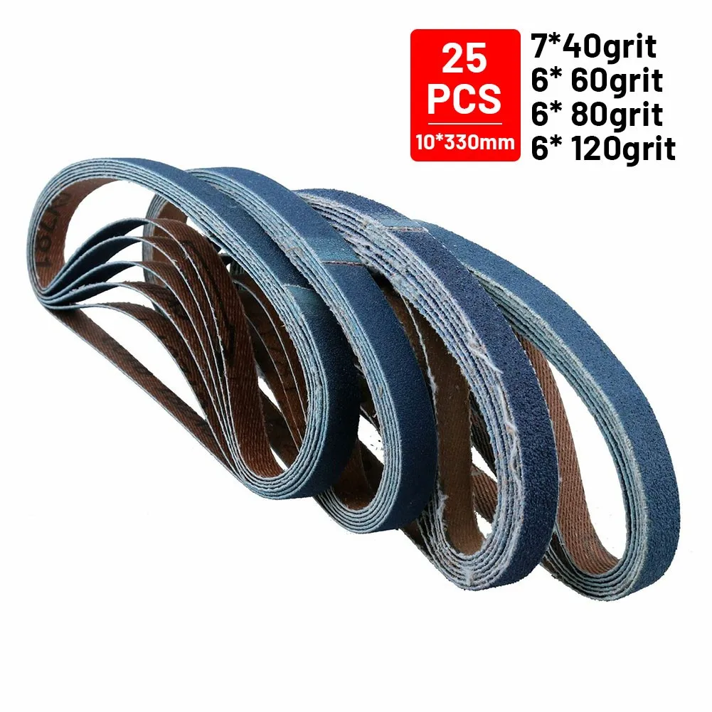 25pcs 10mm Air Finger Zirconium Sander Sanding Belts 330*10mm 40/60/80/120grit New And High Quality
25pcs 10mm Air Finger Zirconium Sander Sanding Belts 330*10mm 40/60/80/120grit New And High Quality