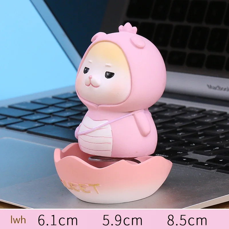 Cute Shaking Head Ornaments Creative Cartoon Animal Bee Resin Crafts Bedroom Accessories Desktop Decor
Cute Shaking Head Ornaments Creative Cartoon Animal Bee Resin Crafts Bedroom Accessories Desktop Decor