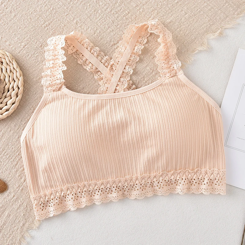 Women Girls Stanik Push Up Sexy Bralette Wire Free Seamless Bralette Crop Top Mujer Underwear Cozy Cotton Bras 6 Colors
Women Girls Stanik Push Up Sexy Bralette Wire Free Seamless Bralette Crop Top Mujer Underwear Cozy Cotton Bras 6 Colors