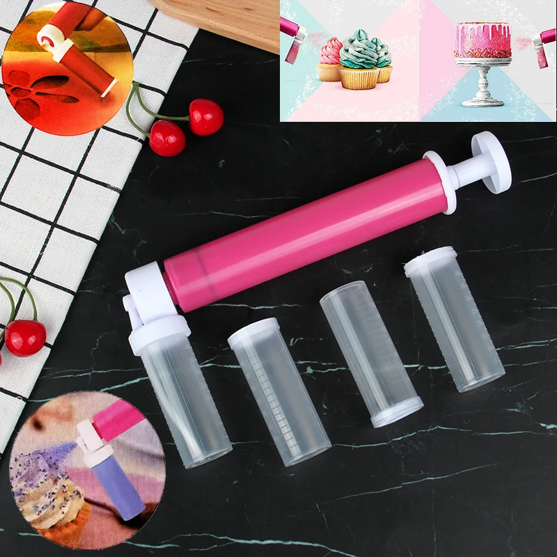 New Cake Coloring Airbrush Manual Spray Gun Decorating Spraying Baking Decoration Cupcakes Desserts Kitchen Pastry Tool
New Cake Coloring Airbrush Manual Spray Gun Decorating Spraying Baking Decoration Cupcakes Desserts Kitchen Pastry Tool