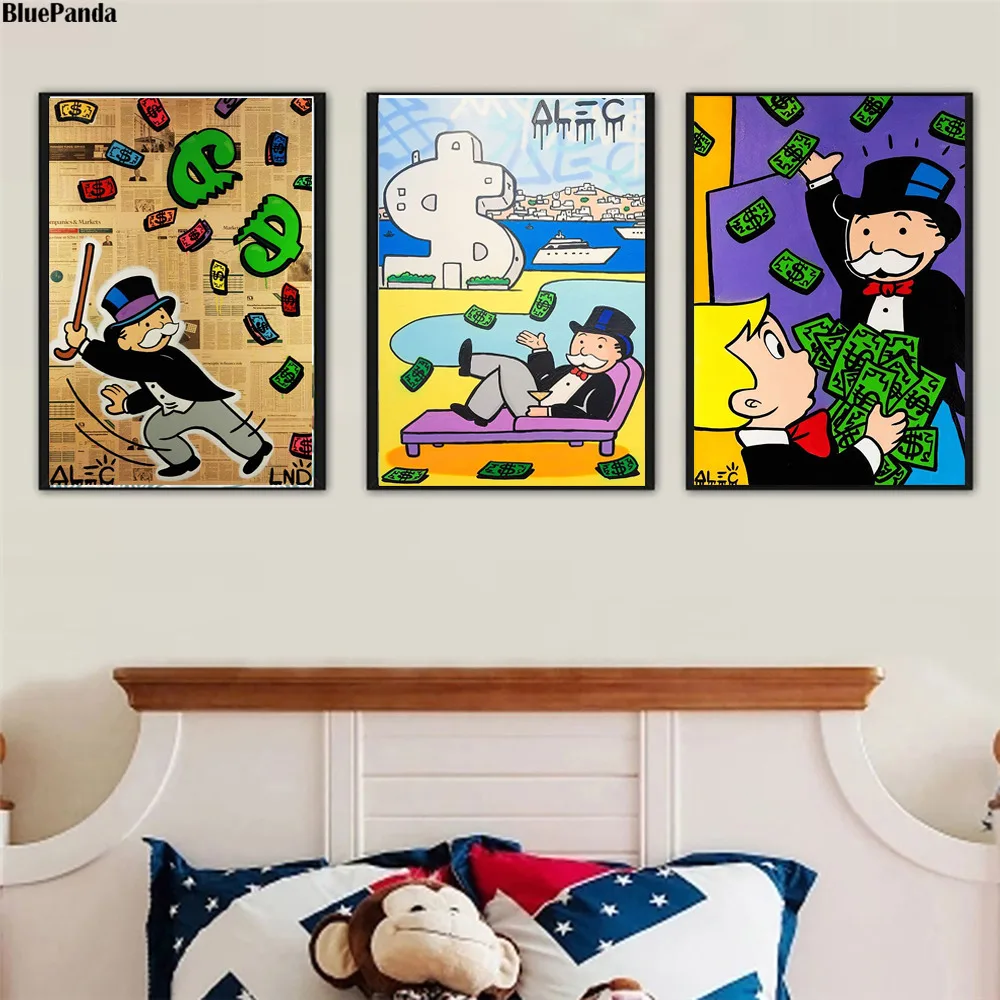 Alec Monopolies Street Art Riche Money Canvas Graffiti Prints Picture Modular Paintings For Living Room Wall Poster Home Decor
Alec Monopolies Street Art Riche Money Canvas Graffiti Prints Picture Modular Paintings For Living Room Wall Poster Home Decor