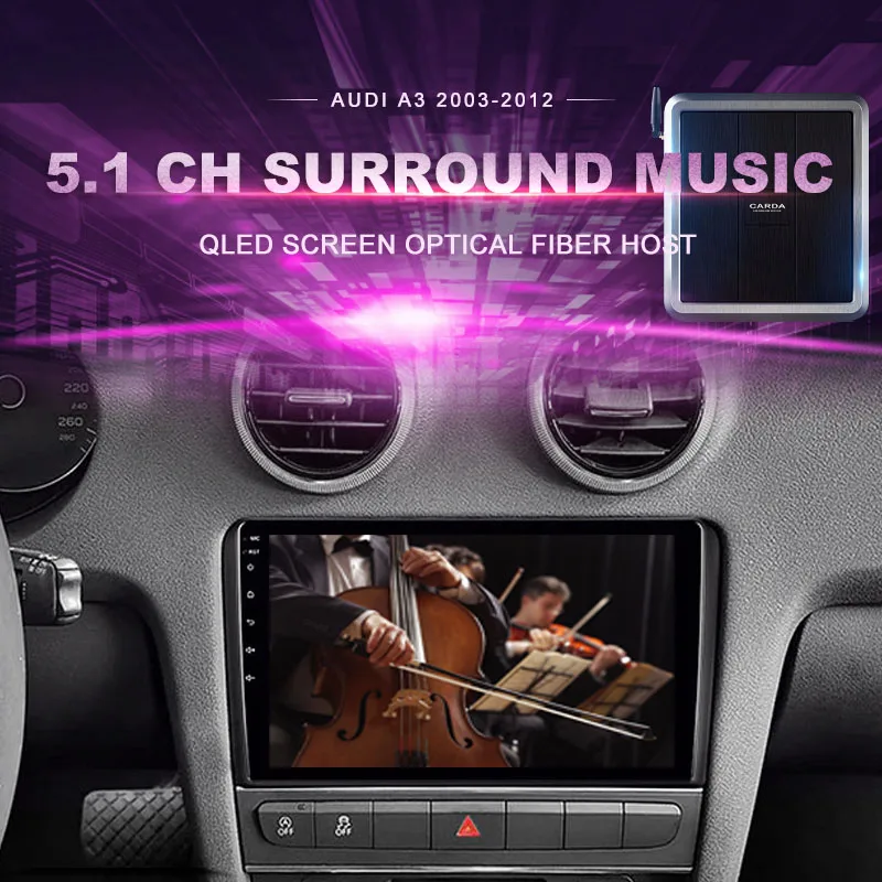 5,1 CH HIFI музыкальный автомобильный DVD для Audi A3 2003-2012 автомобильное радио, мультимедийный видеоплеер, навигация GPS Android 9, двойной Din
5,1 CH HIFI музыкальный автомобильный DVD для Audi A3 2003-2012 автомобильное радио, мультимедийный видеоплеер, навигация GPS Android 9, двойной Din