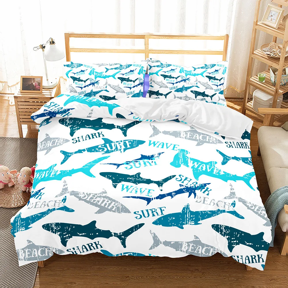 Sea Animal Sharks Pattern Bedding Sets Australia /Europe/USA Full Queen King Size Quilt Duvet Cover Pillow Case 2-3 Pieces Sets
Sea Animal Sharks Pattern Bedding Sets Australia /Europe/USA Full Queen King Size Quilt Duvet Cover Pillow Case 2-3 Pieces Sets